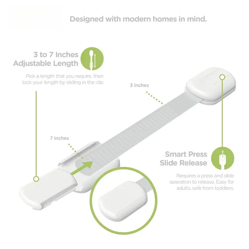 Adhesive Child Safety Cabinet Lock