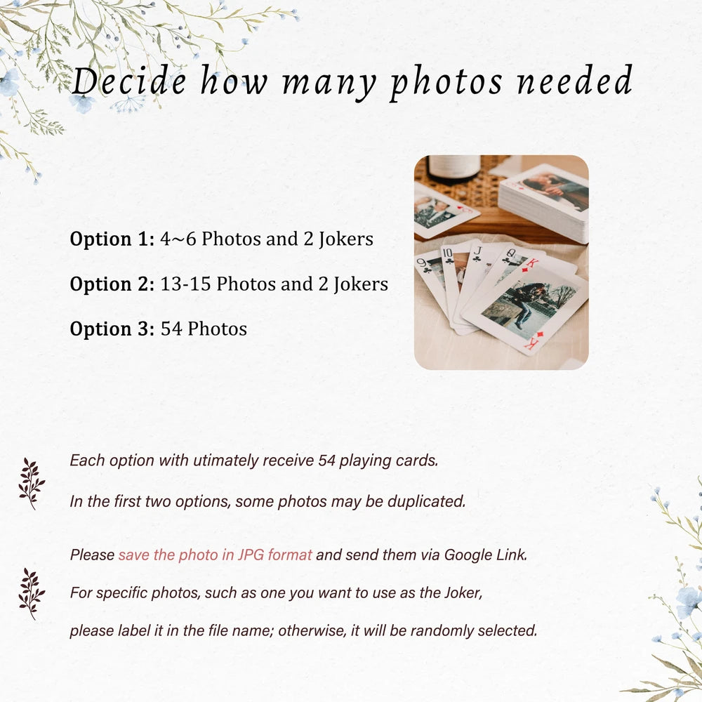 Custom Photo Playing Cards