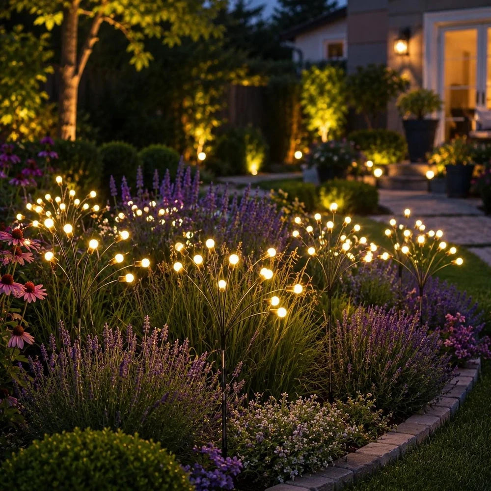 Solar Firefly Garden Lights